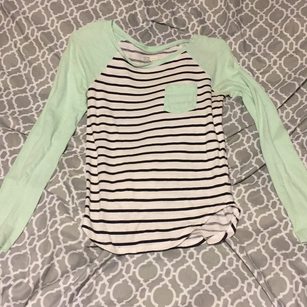 Mint & Striped Long Sleeve